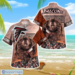 Atlanta Falcons Halloween Tropical Hawaii Shirt Product Photo 1