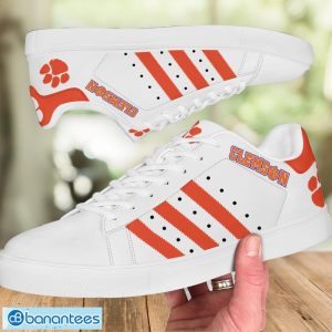 Clemson Tigers Low Top Skate Shoes Sport Team Logo Trending Men Women Shoes Product Photo 2