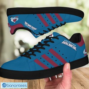 Colorado Avalanche Low Top Skate Shoes Stan Smith Team Shoes Product Photo 4