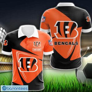 Cincinnati Bengals Big Logo Team 3D Polo Shirt Sport Gift For Men Women Product Photo 1