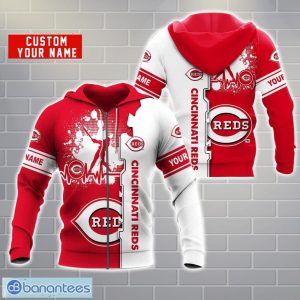 Cincinnati Reds AOP Hoodie Custom Name Unisex Hoodie Zip Hoodie For Men And Women Product Photo 1