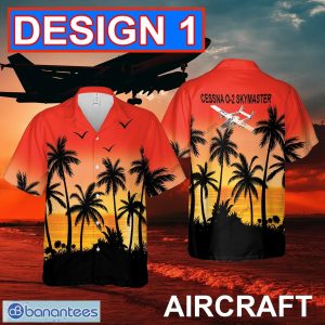 Cessna O-2 Skymaster O2 Aircraft Hawaiian Shirt Red Color For Men And Women - Cessna O-2 Skymaster O2 Aircraft Hawaiian Shirt Multi Design 1
