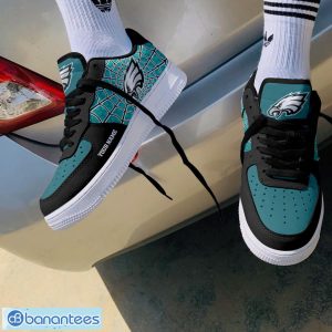 Philadelphia Eagles Personalized Name 3D Air Force Shoes AF1 Shoes Big Fans Sport Gift Product Photo 3
