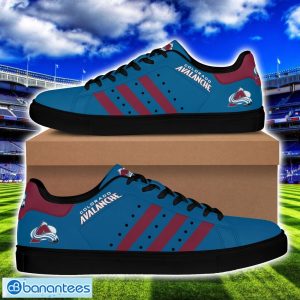 Colorado Avalanche Low Top Skate Shoes Stan Smith Team Shoes Product Photo 3