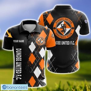 Dundee United F.C. Caro And Logo 3D Polo Shirt For Men Limited Custom Name Product Photo 1