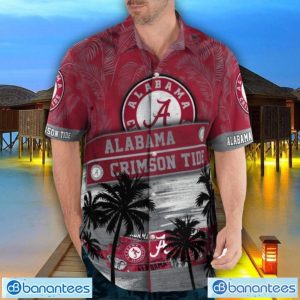 Alabama Crimson Tide Logo Team Tropical Coconut Hawaii Shirt For Men And Women Product Photo 4