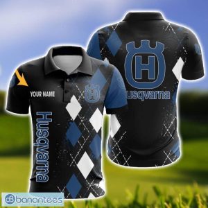 Husqvarna Caro And Logo 3D Polo Shirt For Men Limited Custom Name Product Photo 1