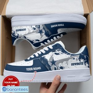 Dallas Cowboys Personalized Name 3D Air Force Shoes AF1 Shoes New Trending Sneakers Shoes Sport Lover Gift Product Photo 1