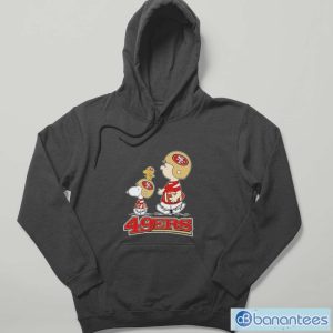 Peanuts Charlie Brown Snoopy And Woodstock San Francisco 49ers Walking Shirt - Hoodie