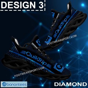 Quiktrip Max Soul Shoes Gold, Diamond, Silver All Over Print Branding Running Sneaker Gift - Brand Quiktrip Max Soul Shoes style 3