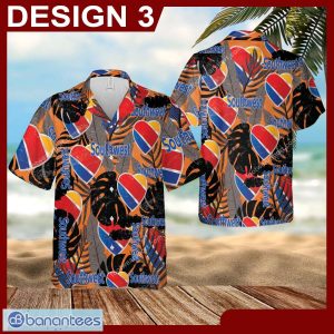 Southwest Airlines Stylish Brand AOP Hawaiian Shirt Retro Vintage For Men And Women - Brand Style 3 Southwest Airlines Hawaiin Shirt Design Pattern