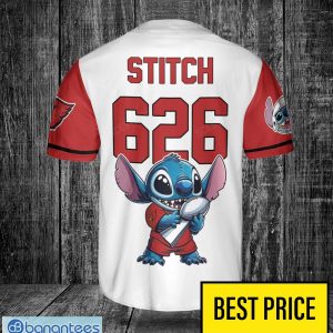 Arizona Cardinals Lilo and Stitch Champions White Baseball Jersey Shirt For Fans Custom Name Number Product Photo 3