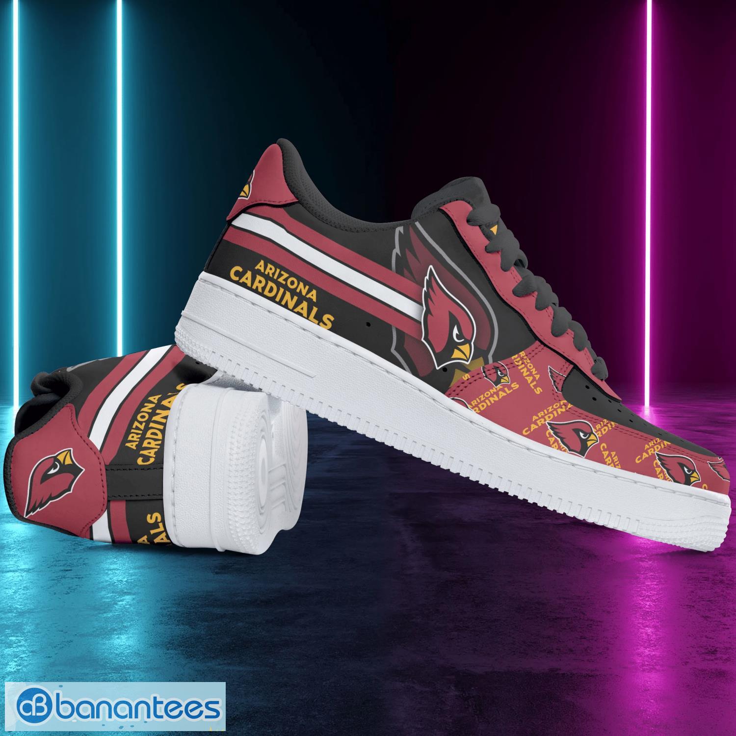 arizona cardinals new trending gift sneakers 3d air force shoes af1 shoes 1 image Arizona Cardinals New Trending Gift Sneakers 3D Air Force Shoes AF1 Shoes Product Photo 2