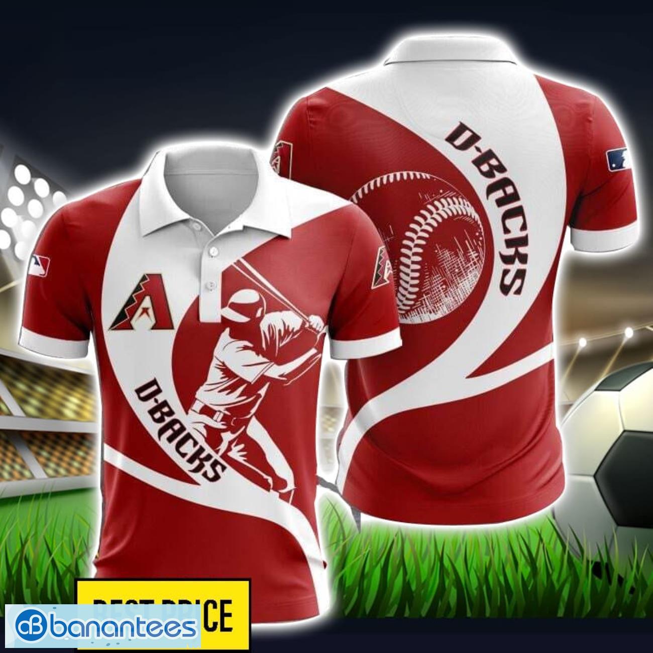 arizona diamondbacks 3d polo shirt for team new trending gift image Arizona Diamondbacks 3D Polo Shirt For Team New Trending Gift Product Photo 1