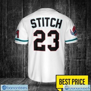 Arizona Diamondbacks Lilo and Stitch White Baseball Jersey Shirt For Stitch Lover Custom Name Number Product Photo 3