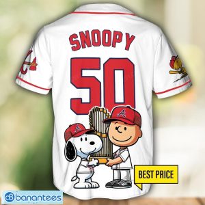 Atlanta Braves 3D Baseball Jersey Shirt Peanut Snoopy Lover Baseball Jersey Shirt Custom Name And Number Product Photo 3