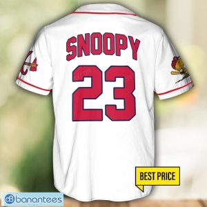 Atlanta Braves Peanuts Cute Snoopy Baseball Jersey Short Sport Team Gift Custom Name And Number Product Photo 3
