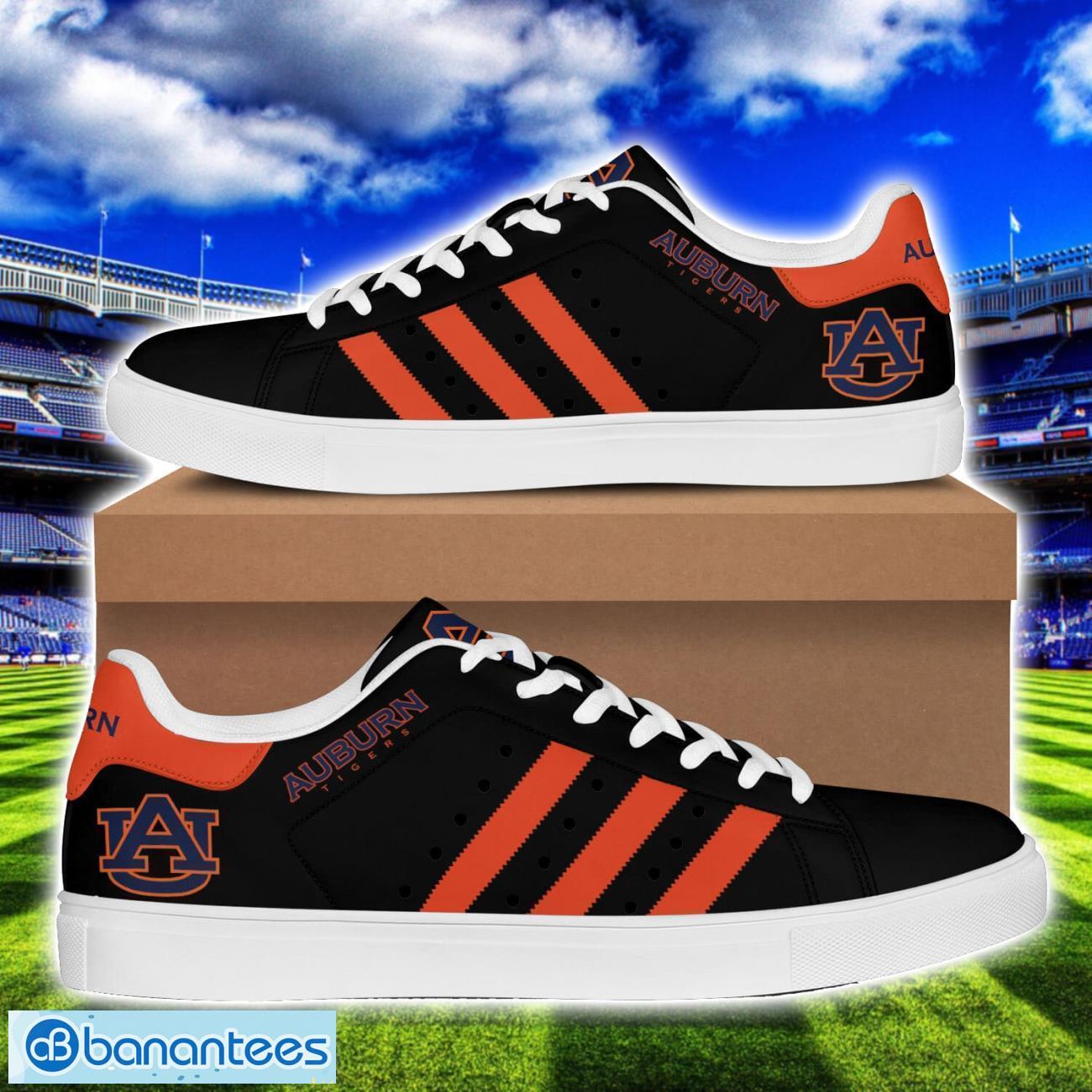 auburn tigers stan smith low top skate shoes orange striped sport gift for fans image Auburn Tigers Stan Smith Low Top Skate Shoes Orange Striped Sport Gift For Fans Product Photo 1