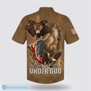 Jesus One Nation Under God Christian Hawaiian Shirt Holiday Summer Gift Product Photo 2