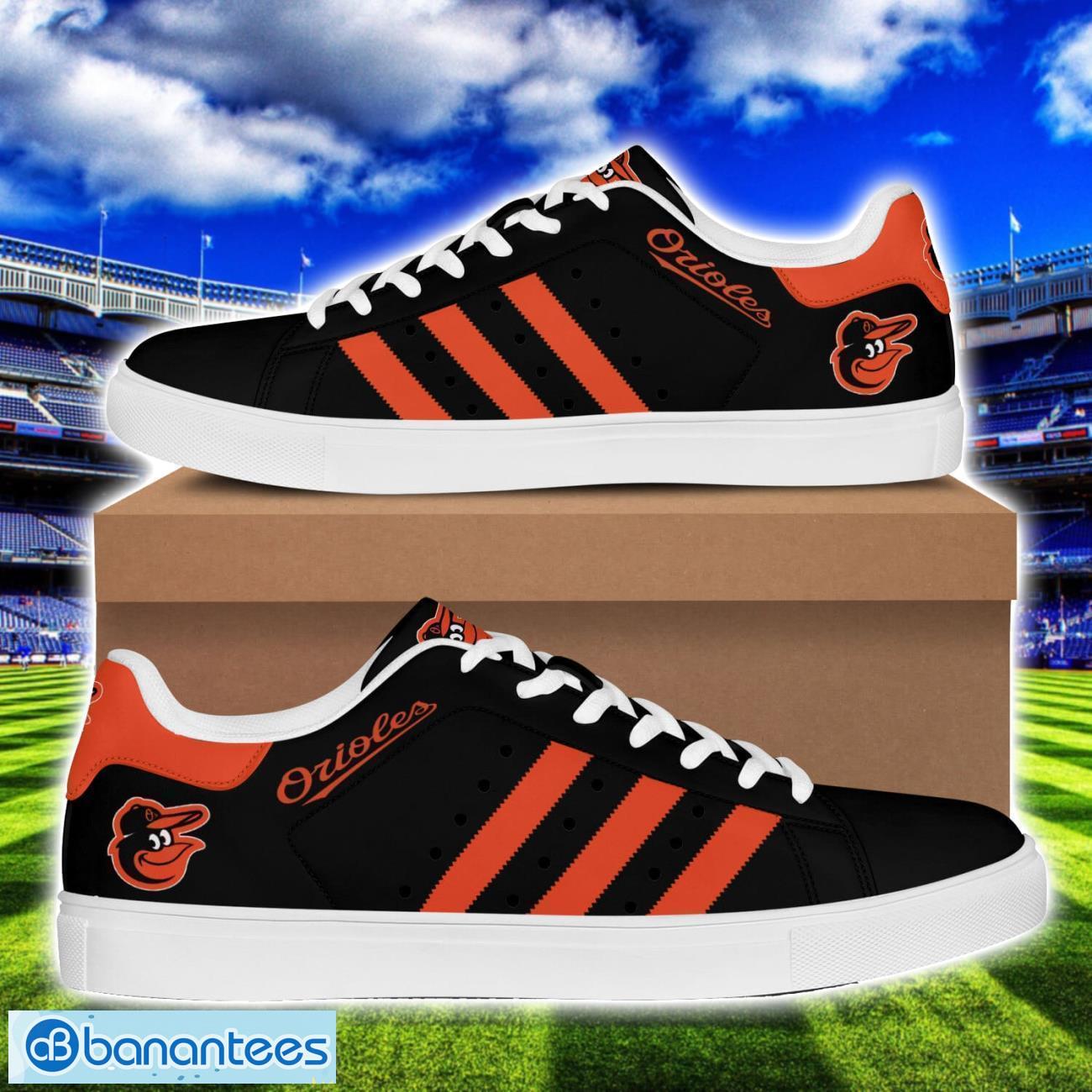 baltimore orioles stan smith low top skate shoes trending sport team gift image Baltimore Orioles Stan Smith Low Top Skate Shoes Trending Sport Team Gift Product Photo 1