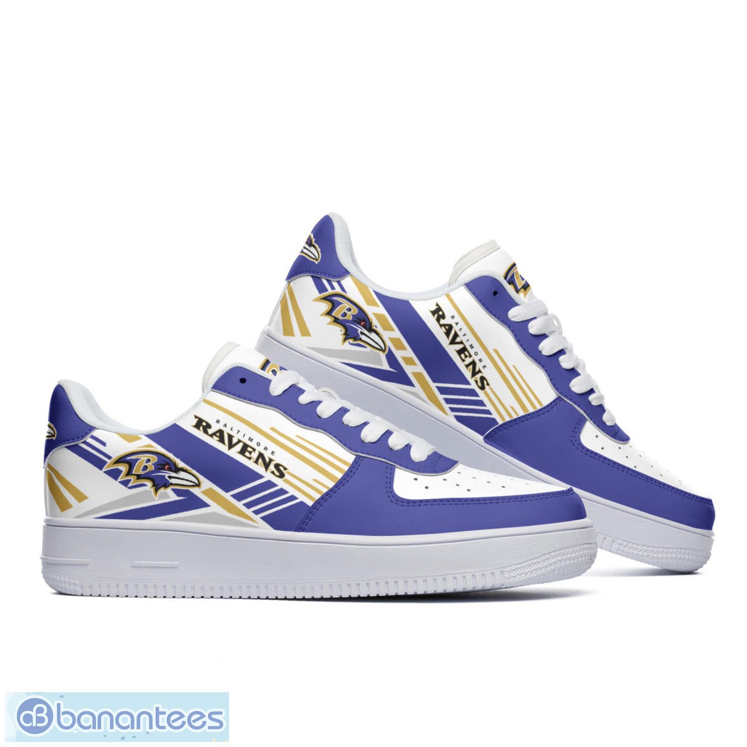 baltimore ravens air force shoes af1 shoes sneakers design trend limited for fans 1 image Baltimore Ravens Air Force Shoes AF1 Shoes Sneakers Design Trend Limited For Fans Product Photo 2