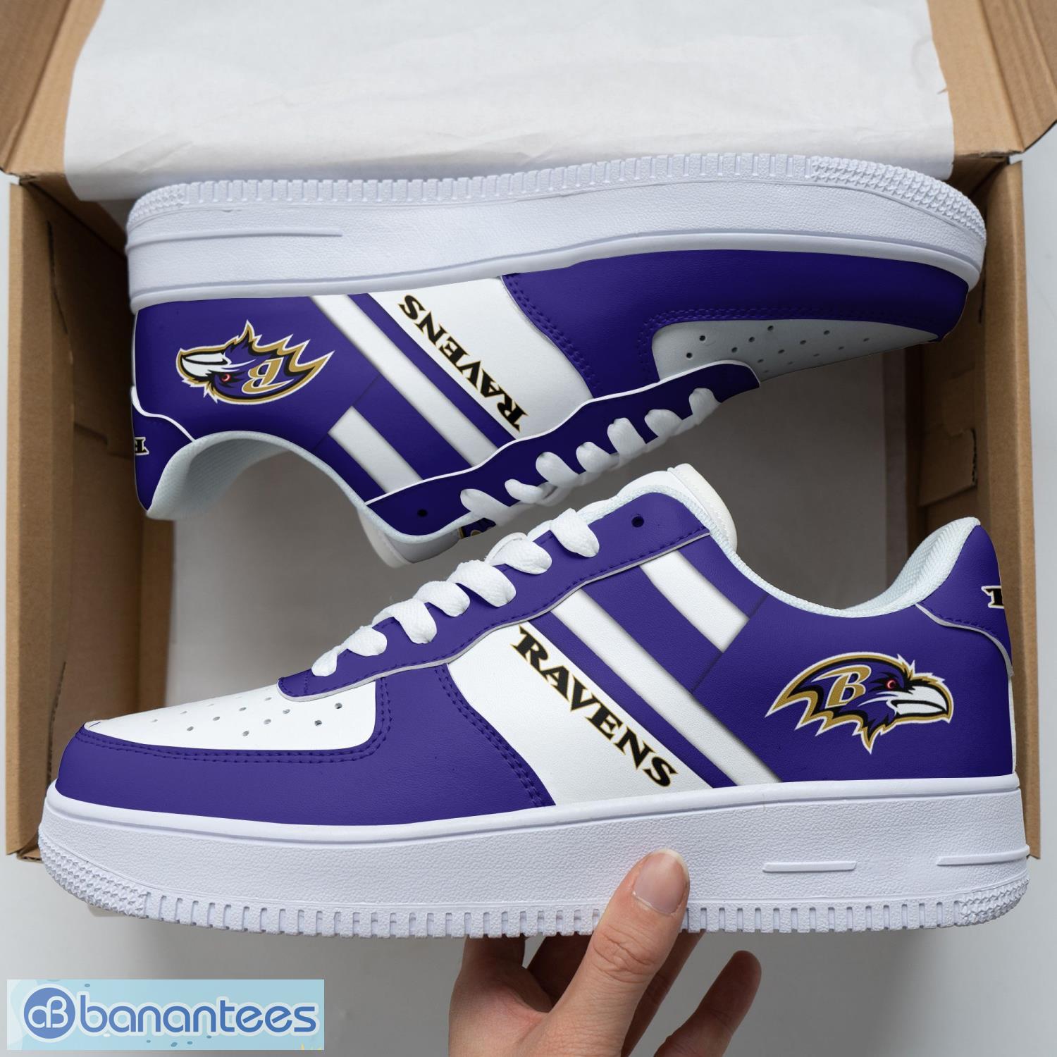baltimore ravens new trending gift sneakers air force shoes af1 shoes 1 image Baltimore Ravens New Trending Gift Sneakers Air Force Shoes AF1 Shoes Product Photo 2