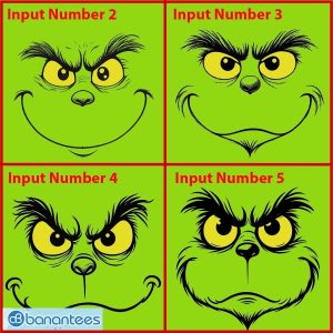 Grinch Face Oklahoma City Thunder 3D Hoodie, Zip Hoodie, Sweater Green AOP Custom Number And Name - Grinch Face NBA Oklahoma City Thunder Custom Face 2
