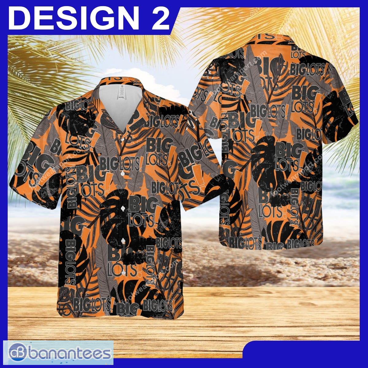 BIG LOTS Vacation Wear Brand All Over Print Hawaiian Shirt Retro