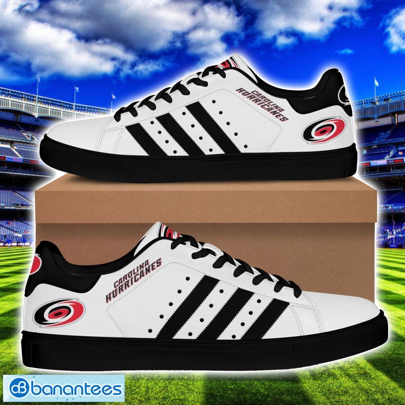 carolina hurricanes low top skate shoes stan smith for men and women 2 image Carolina Hurricanes Low Top Skate Shoes Stan Smith For Men And Women Product Photo 3