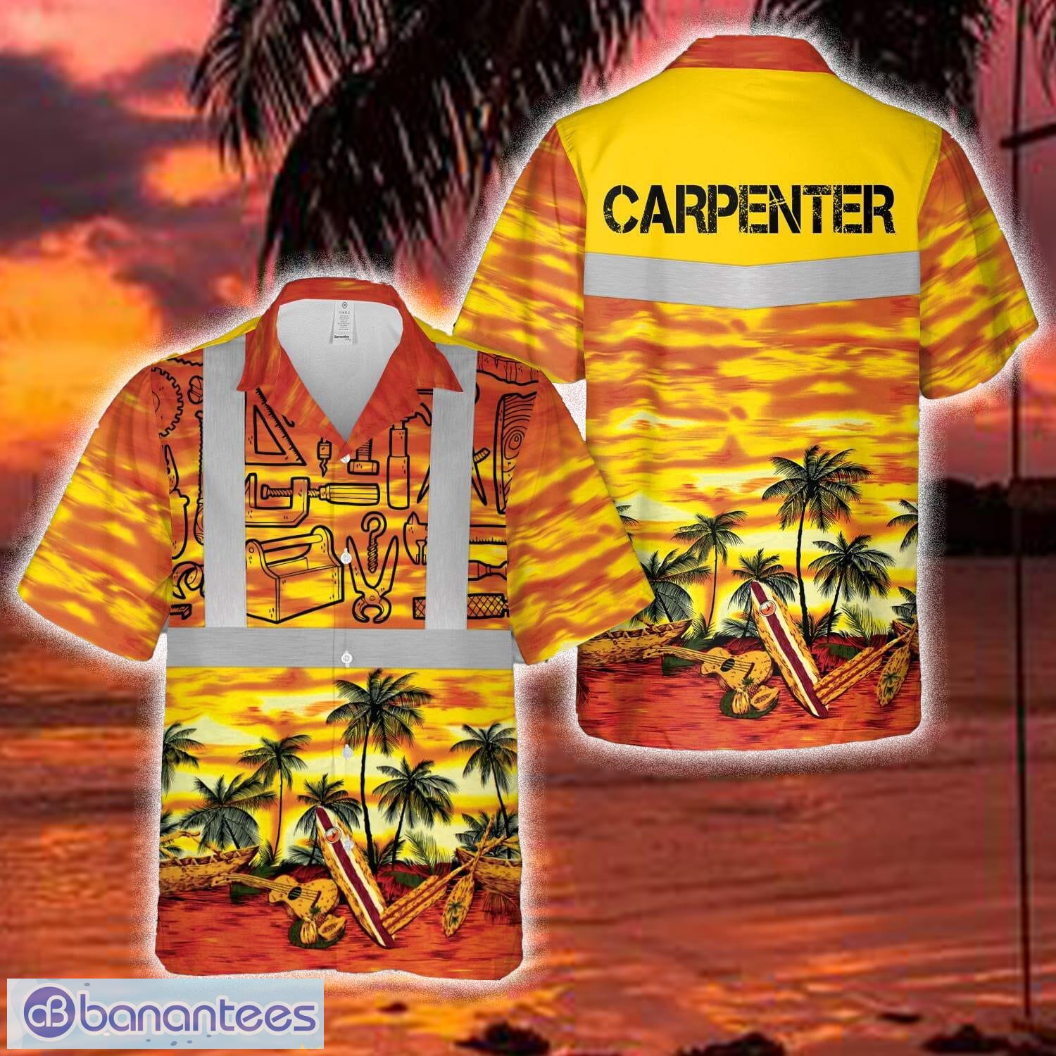 Carpenter Tool Kit Hawaiian Shirt - Carpenter Tool Kit Hawaiian Shirt