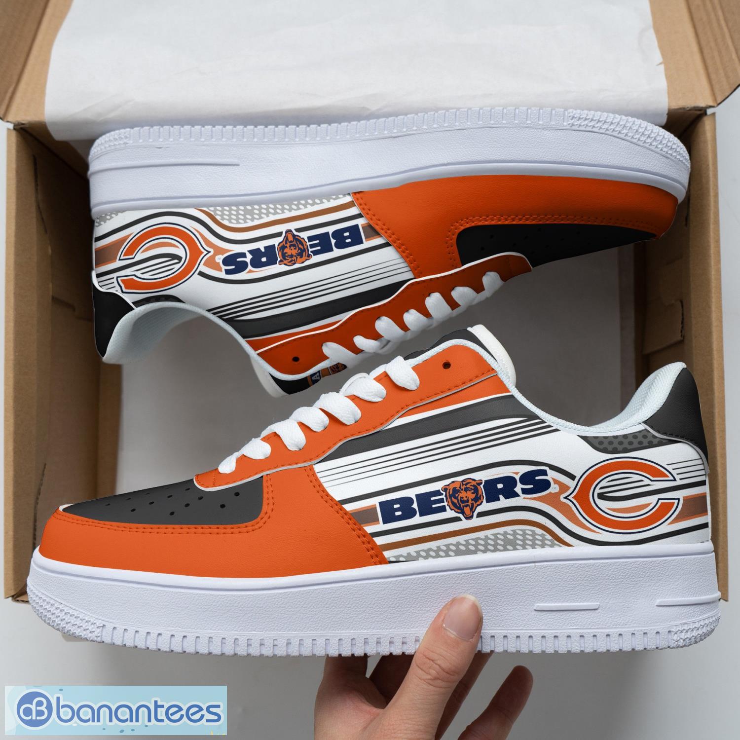 chicago bears air force 1 shoes trending shoes men women sneakers image Chicago Bears Air Force 1 Shoes Trending Shoes Men Women Sneakers Product Photo 1