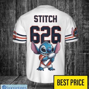 Chicago Bears Lilo and Stitch Champions White Baseball Jersey Shirt For Fans Unique Gift Custom Name Number Product Photo 3