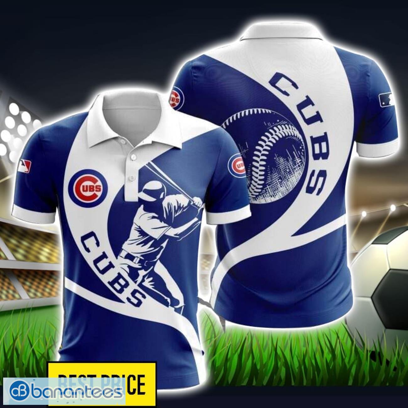 chicago cubs 3d polo shirt for team new trending gift image Chicago Cubs 3D Polo Shirt For Team New Trending Gift Product Photo 1