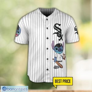 Chicago White Sox Lilo and Stitch White Baseball Jersey Shirt For Stitch Lover Custom Name Number Product Photo 2