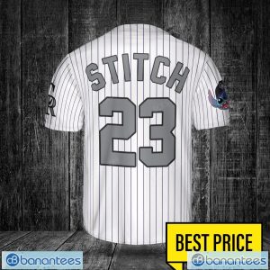 Colorado Rockies Lilo and Stitch White Baseball Jersey Shirt For Stitch Lover Custom Name Number Product Photo 3