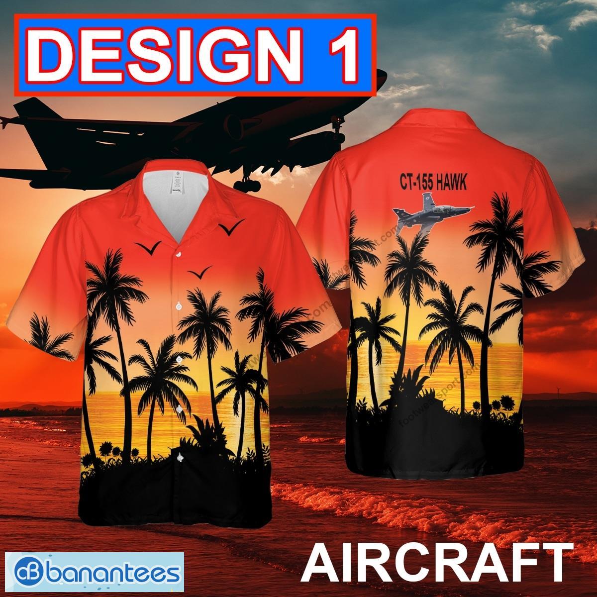 CT-155 Hawk CT155 Aircraft Hawaiian Shirt Red Color All Over Print Special Gifts - CT-155 Hawk CT155 Aircraft Hawaiian Shirt Multi Design 1