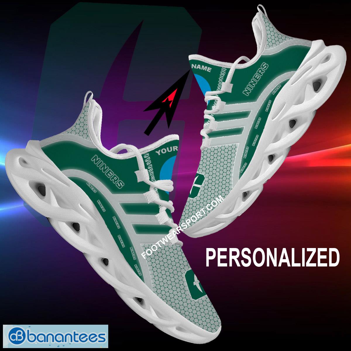 custom name ncaa charlotte 49ers running sneaker showcase for men women fans max soul shoes 1 image Custom Name NCAA Charlotte 49ers Running Sneaker Showcase For Men Women Fans Max Soul Shoes - NCAA Charlotte 49ers Clunky Shoes New 2024 Personalized_2