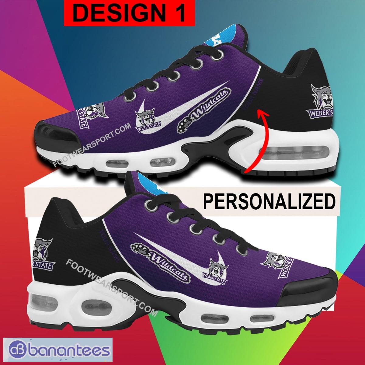 custom name ncaa2 weber state wildcats air cushion sport shoes design logo gift tn sneaker fans image Custom Name NCAA2 Weber State Wildcats Air Cushion Sport Shoes Design Logo Gift TN Sneaker Fans - Style 1 NCAA2 Weber State Wildcats Air Cushion Sport Shoes Personalized