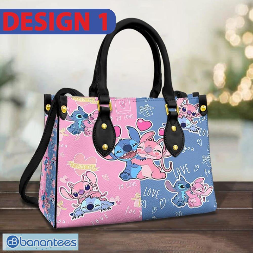 Cute Stitch Disney Lilo And Stitch Bag Shoulder Bag Leather Handbag