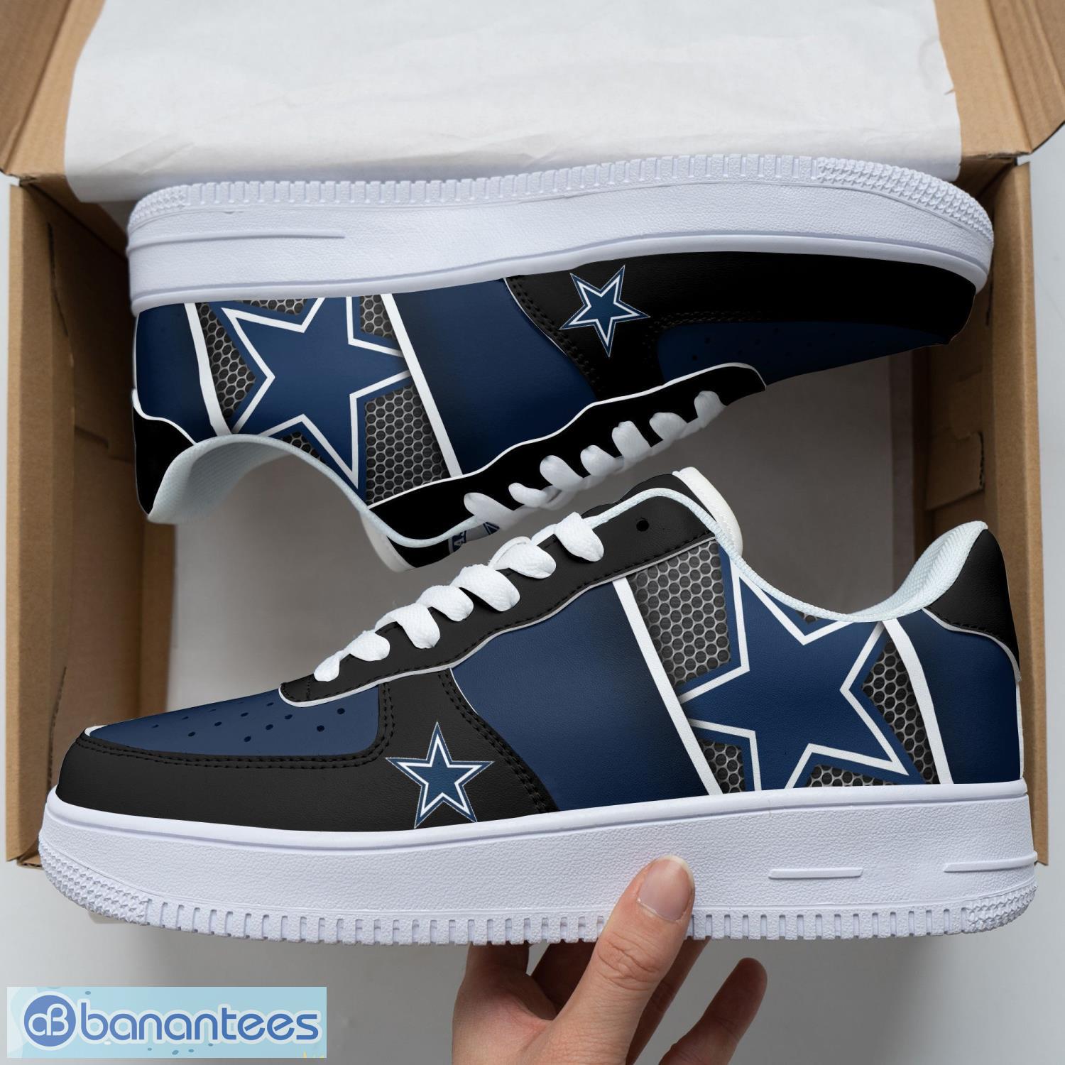 dallas cowboys air force 1 shoes team sneakers men women sneakers image Dallas Cowboys Air Force 1 Shoes Team Sneakers Men Women Sneakers Product Photo 1