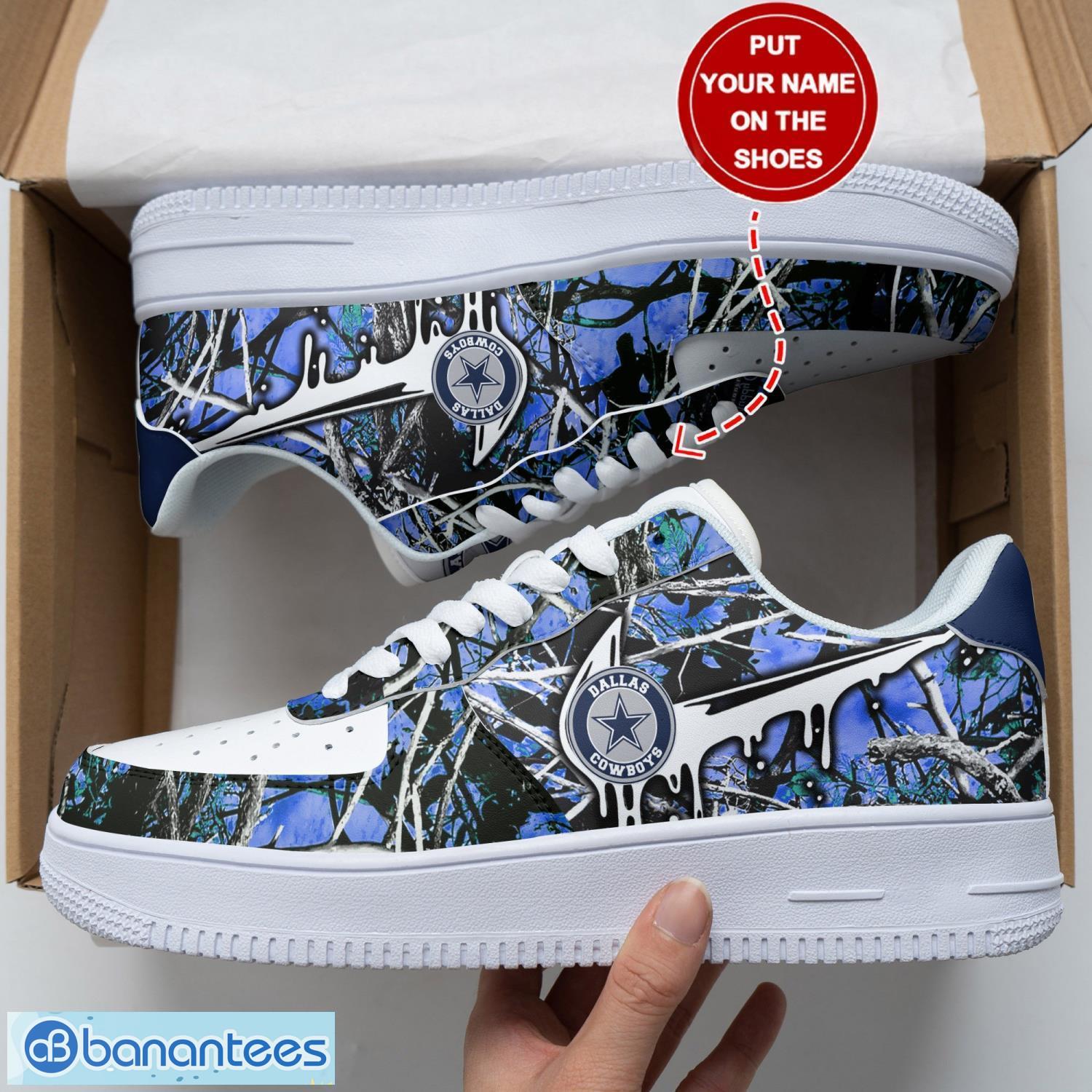 dallas cowboys personalized 3d air force shoes af1 shoes men and women sneakers shoes sport team gift custom name image Dallas Cowboys Personalized 3D Air Force Shoes AF1 Shoes Men And Women Sneakers Shoes Sport Team Gift Custom Name Product Photo 1