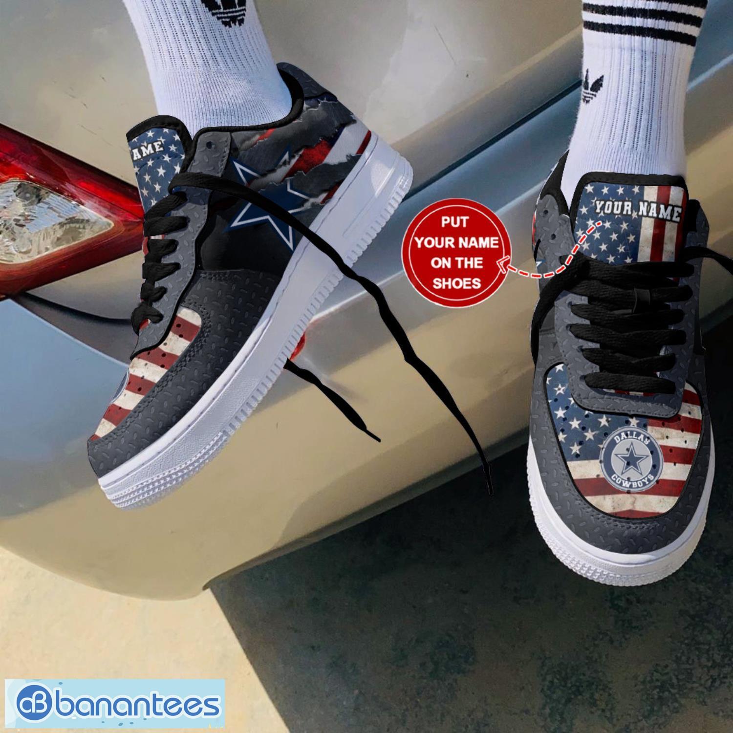 dallas cowboys personalized air force 1 shoes dallas cowboys shoes image Dallas Cowboys Personalized Air Force 1 Shoes Dallas Cowboys Shoes Product Photo 1