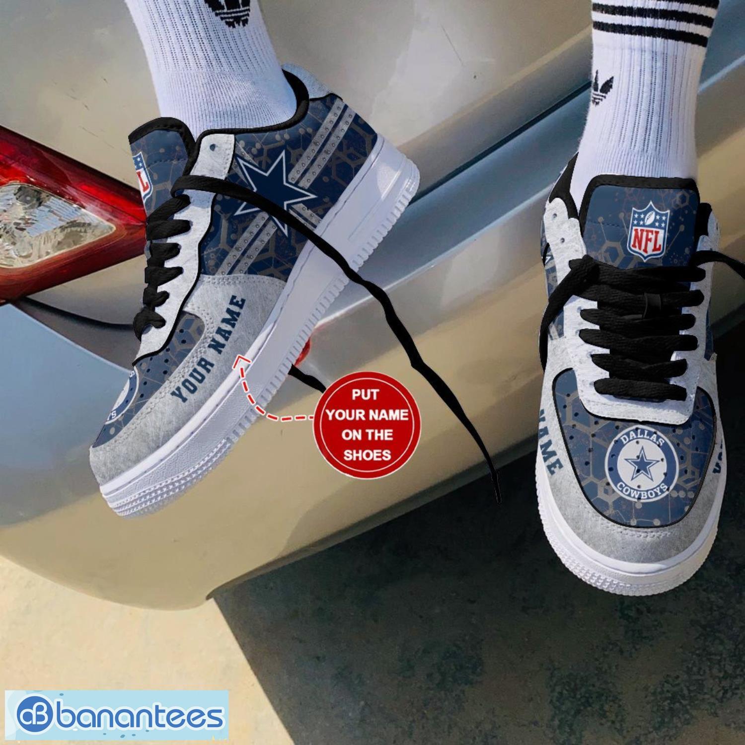 dallas cowboys personalized air force 1 shoes unique sport season gift image Dallas Cowboys Personalized Air Force 1 Shoes Unique Sport Season Gift Product Photo 1
