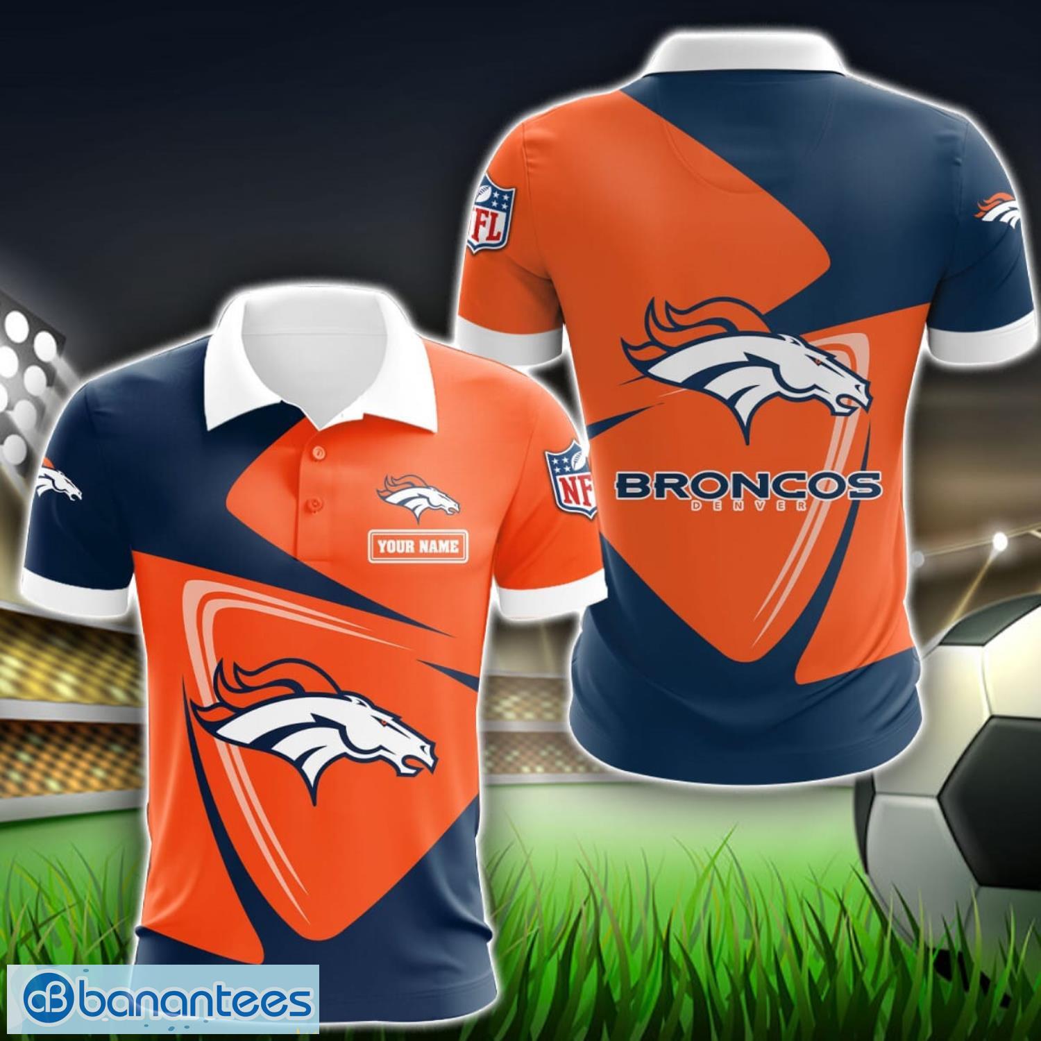 denver broncos big logo team 3d polo shirt sport gift for men women image Denver Broncos Big Logo Team 3D Polo Shirt Sport Gift For Men Women Product Photo 1