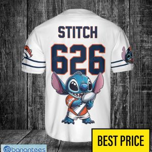 Denver Broncos Lilo and Stitch Champions White Baseball Jersey Shirt For Fans Unique Gift Custom Name Number Product Photo 3