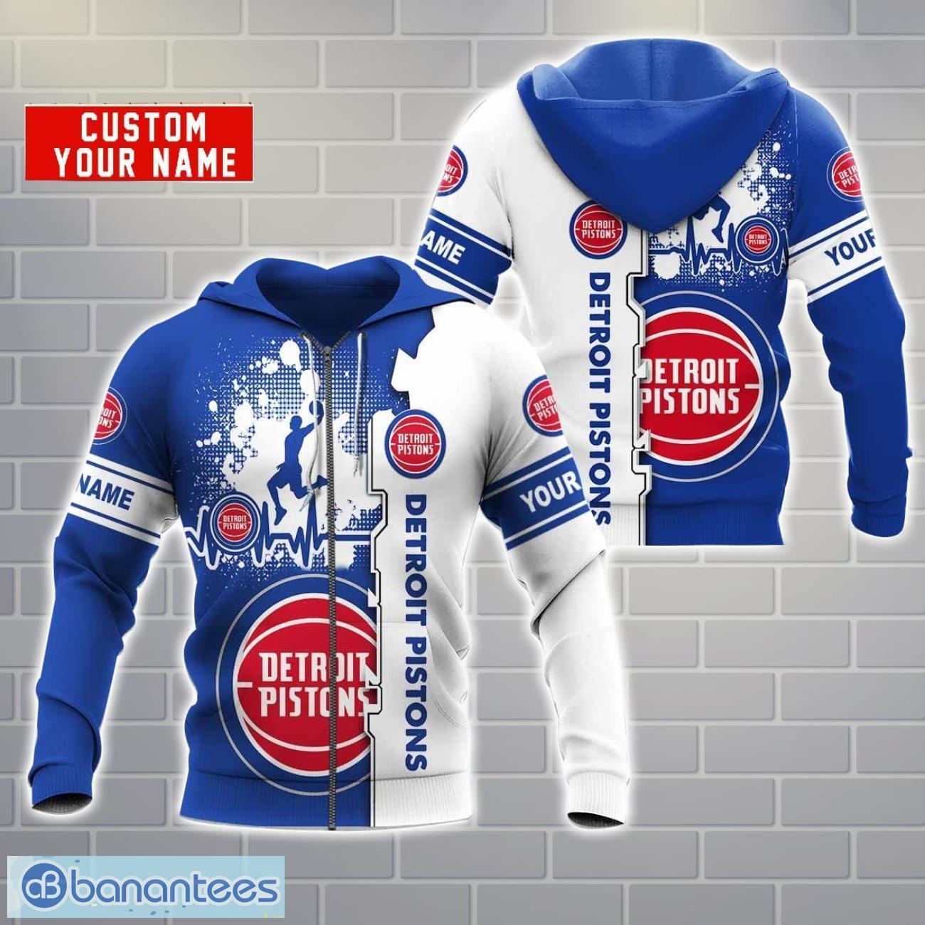 detroit pistons aop hoodie custom name unisex hoodie zip hoodie for men and women image Detroit Pistons AOP Hoodie Custom Name Unisex Hoodie Zip Hoodie For Men And Women Product Photo 1