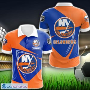 New York Islanders Big Logo Team 3D Polo Shirt Sport Gift For Men Women Product Photo 1