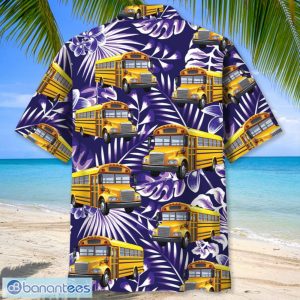 Tropical School Bus Aloha 3D Hawaiian Shirt Summer Gift For Men and Women Product Photo 1