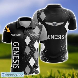 Genesis Caro And Logo 3D Polo Shirt For Men Limited Custom Name Product Photo 1