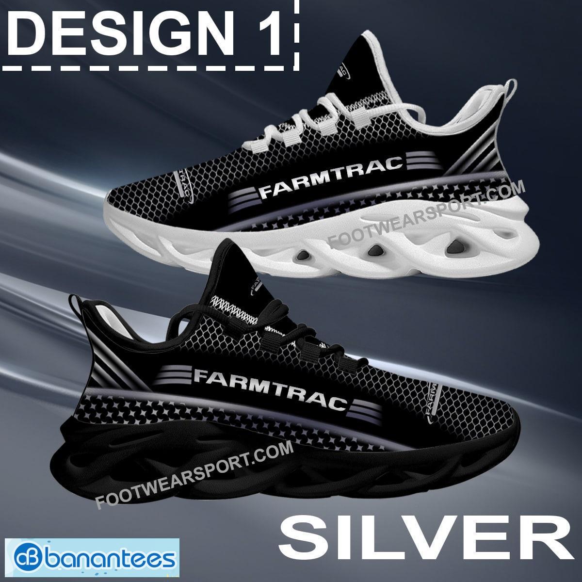 Farmtrac Tractor Max Soul Shoes Gold, Diamond, Silver All Over Print Sign Sport Sneaker Gift - Car Farmtrac Tractor Max Soul Shoes Style 1